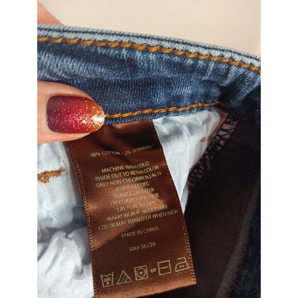 Kut From The Kloth sz 4 Shorts denim Catherine Boyfriend jean stretchy cuffs - Picture 6 of 8